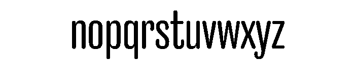 Caslon Doric Condensed Round Regular Font LOWERCASE