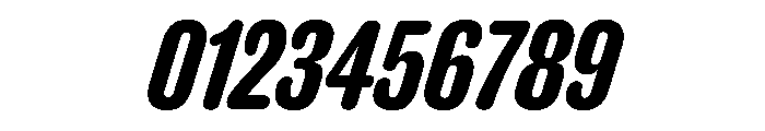 Caslon Doric Condensed Round Semibold Italic Font OTHER CHARS