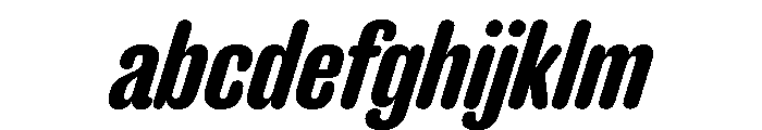 Caslon Doric Condensed Round Semibold Italic FONT