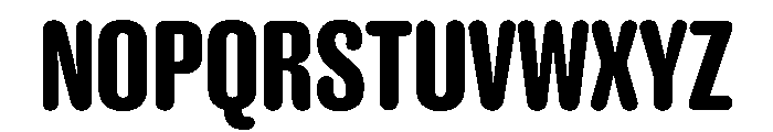 Caslon Doric Condensed Round Semibold Font UPPERCASE