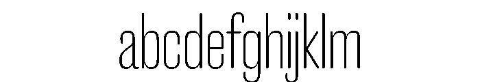 Caslon Doric Condensed Round Thin FONT