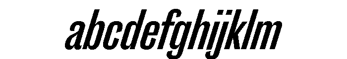 Caslon Doric Condensed Semibold Italic FONT