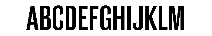 Caslon Doric Condensed Semibold Font UPPERCASE
