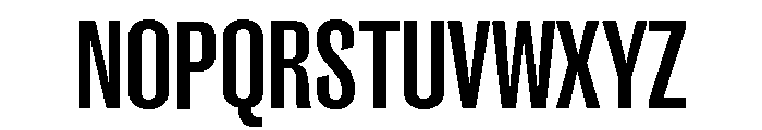 Caslon Doric Condensed Semibold Font UPPERCASE