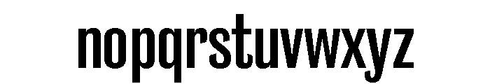 Caslon Doric Condensed Semibold Font LOWERCASE