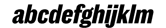 Caslon Doric Condensed Text Bold Italic FONT