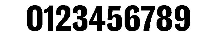 Caslon Doric Condensed Text Bold Font OTHER CHARS