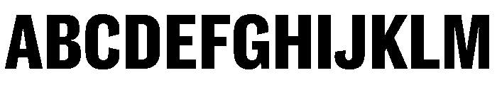 Caslon Doric Condensed Text Bold Font UPPERCASE