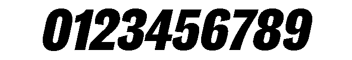Caslon Doric Condensed Text Extrabold Italic Font OTHER CHARS