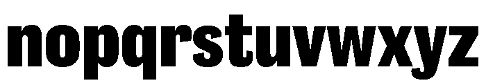 Caslon Doric Condensed Text Extrabold Font LOWERCASE