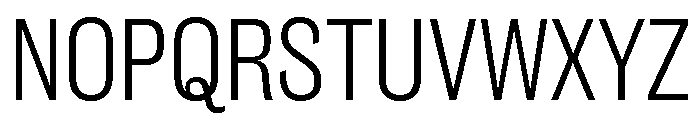 Caslon Doric Condensed Text Light Font UPPERCASE