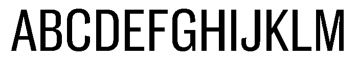 Caslon Doric Condensed Text Regular Font UPPERCASE