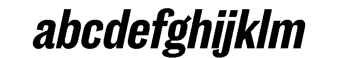 Caslon Doric Condensed Text Semibold Italic FONT