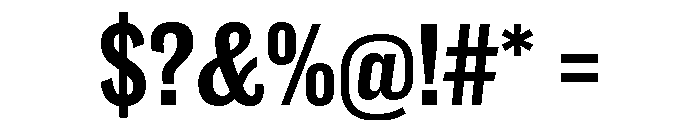 Caslon Doric Condensed Text Semibold Font OTHER CHARS
