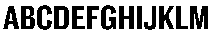 Caslon Doric Condensed Text Semibold Font UPPERCASE