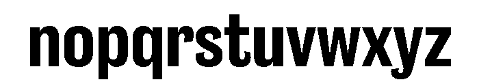 Caslon Doric Condensed Text Semibold Font LOWERCASE
