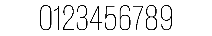 Caslon Doric Condensed Text Thin Font OTHER CHARS