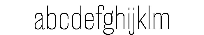 Caslon Doric Condensed Text Thin FONT