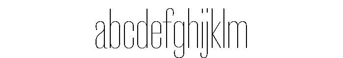 Caslon Doric Condensed Thin FONT