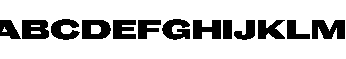 Caslon Doric Extended Black Font UPPERCASE