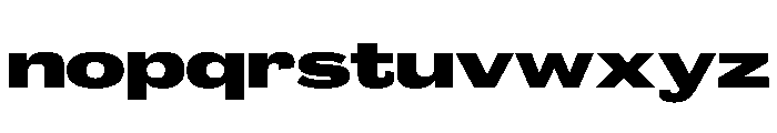 Caslon Doric Extended Black Font LOWERCASE
