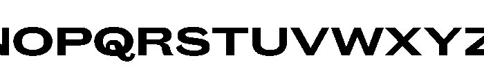 Caslon Doric Extended Bold Font UPPERCASE