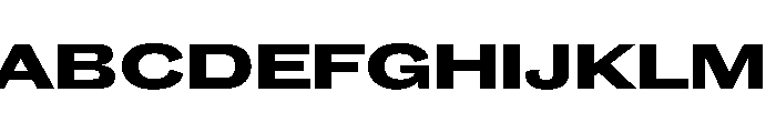 Caslon Doric Extended Extrabold Font UPPERCASE