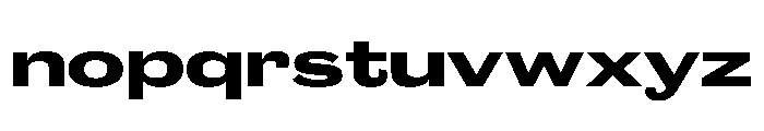Caslon Doric Extended Extrabold Font LOWERCASE