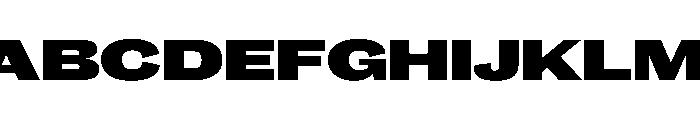 Caslon Doric Extended Fat Font UPPERCASE