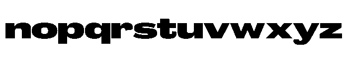 Caslon Doric Extended Fat Font LOWERCASE