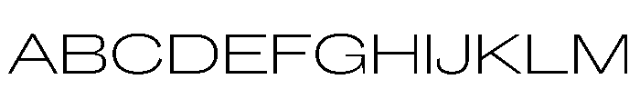 Caslon Doric Extended Light Font UPPERCASE