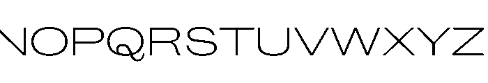 Caslon Doric Extended Light Font UPPERCASE
