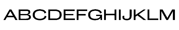 Caslon Doric Extended Medium Font UPPERCASE