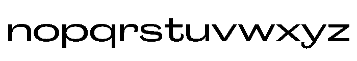 Caslon Doric Extended Medium Font LOWERCASE