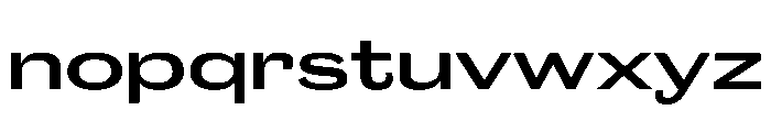 Caslon Doric Extended Semibold Font LOWERCASE