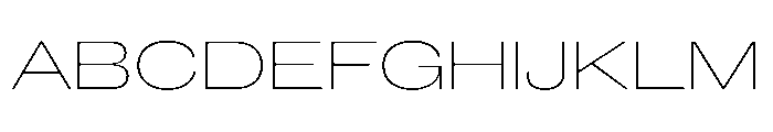 Caslon Doric Extended Thin Font UPPERCASE