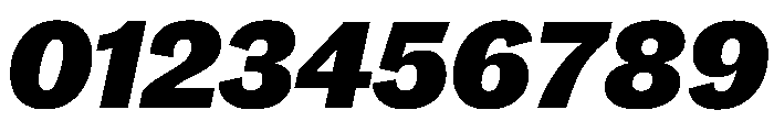 Caslon Doric Extrabold Italic Font OTHER CHARS