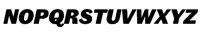 Caslon Doric Extrabold Italic Font UPPERCASE