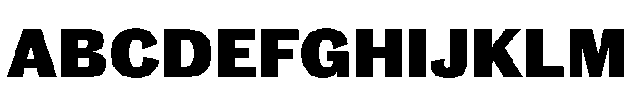 Caslon Doric Extrabold Font UPPERCASE