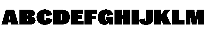 Caslon Doric Fat Font UPPERCASE