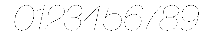 Caslon Doric Hairline Italic Font OTHER CHARS