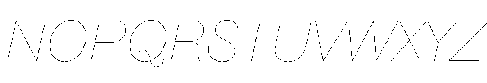 Caslon Doric Hairline Italic Font UPPERCASE
