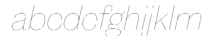 Caslon Doric Hairline Italic FONT
