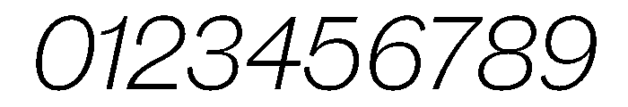 Caslon Doric Light Italic Font OTHER CHARS