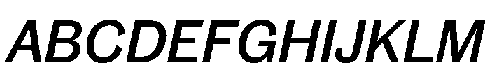 Caslon Doric Medium Italic Font UPPERCASE