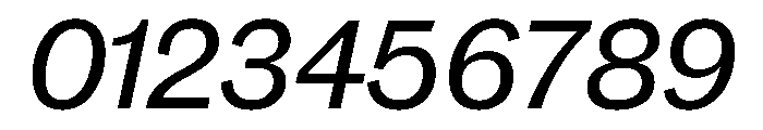 Caslon Doric Regular No 2 Italic Font OTHER CHARS