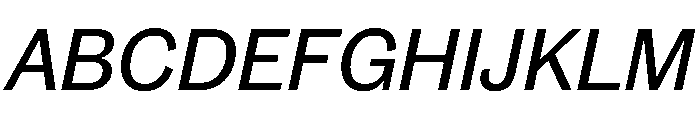 Caslon Doric Regular No 2 Italic Font UPPERCASE