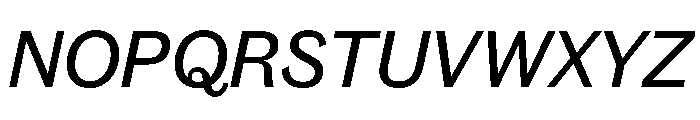 Caslon Doric Regular No 2 Italic Font UPPERCASE