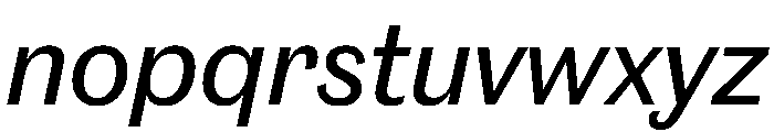 Caslon Doric Regular No 2 Italic Font LOWERCASE