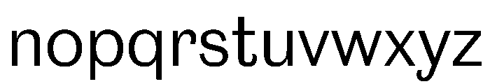 Caslon Doric Regular Font LOWERCASE